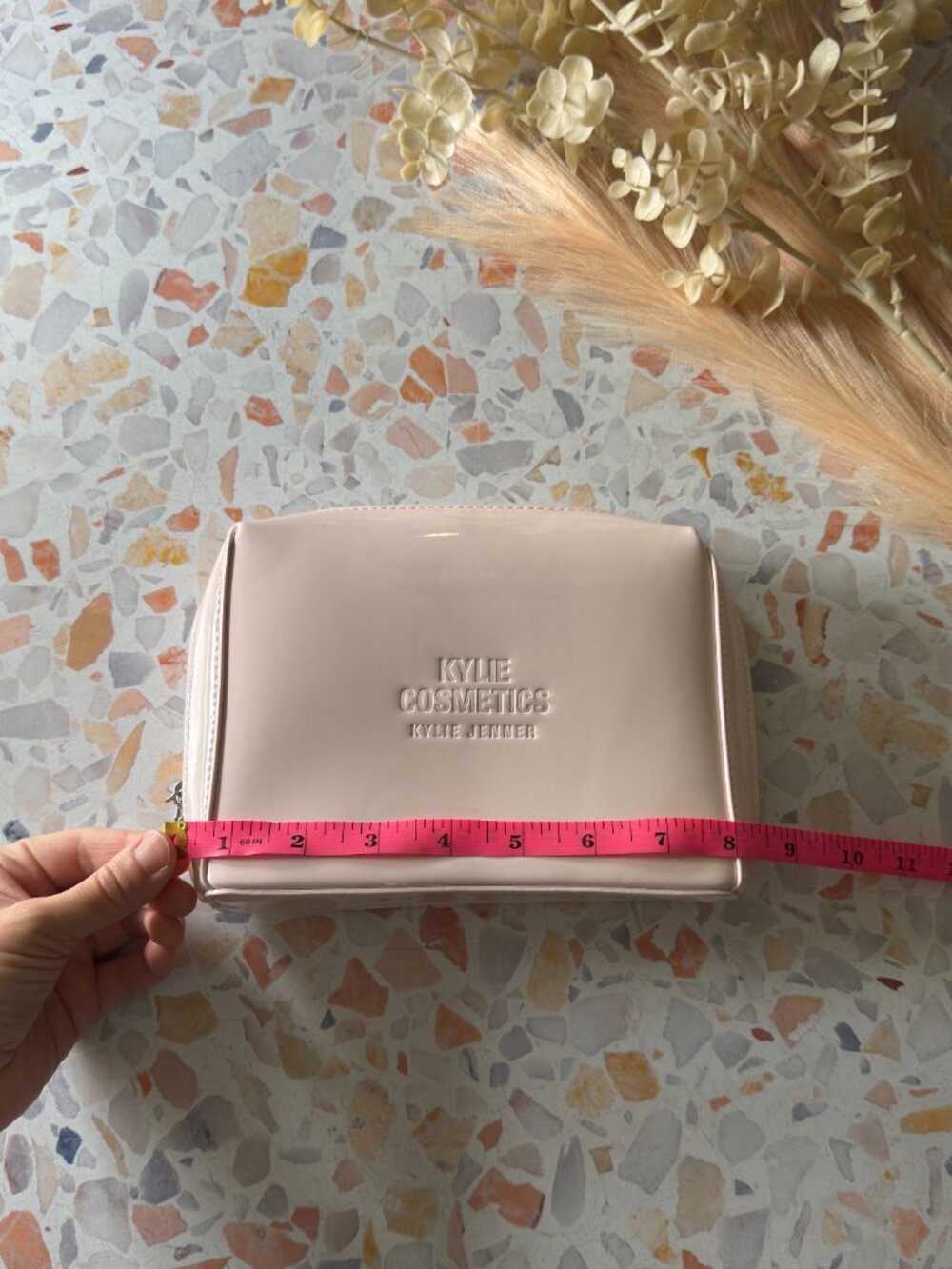 NWT | Kylie Cosmetics | Makeup Pouch | Blush Pink Patent - Picture 7 of 8